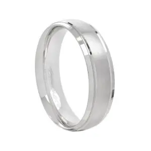 Argolla confort mate blanco 6mm