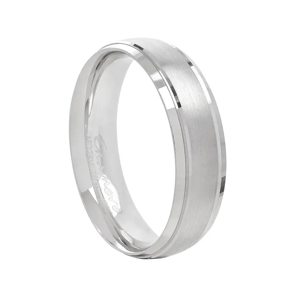 Argolla confort mate blanco 6mm